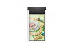 China 43inch Hanging Double Sided Window Display With High Bright Lcd supplier