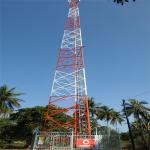 30-80m Galvanized Telecommunication  Mast 3 Legged Angular Steel Tower