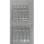 PET Polyethylene Terephthalate Ampoule Tray Customization Wholesale 1ml 2ml 5ml 10ml Water Injection Ampoule Tray Customization for sale