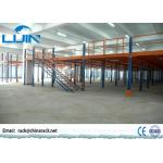 Strong Load Capacity Industrial Mezzanine Floors , Steel Structure Platform Metal Storage Rack for sale
