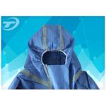 Non Woven Fabric Durable  Disposable Coverall Suit White Chemical Resistant for sale