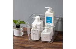 China Sterilite Transparent Stackable Storage Boxes PET Plastic Storage Organizer supplier