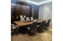 China Modern Meeting Room Furniture Wood Conference Room Tables supplier