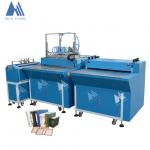 Semi Auto 6PCS/min 780*430mm 4mm Double Station Notebook Cover Making Machine MF-SCM500A2 for sale