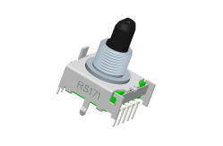 China Multiple Positions Square Electronic Rotary Switch 17mm For Audio RS171 supplier