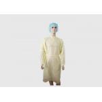 Good Tensile Strength Dust Proof Disposable Isolation Gowns Plastic Material for sale