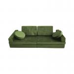 Toddler Velvet Fabric Waterproof Liner Modular Play Couch Set Certified Safe for sale