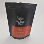 Custom Printed stand up Foil Laminated Black Mylar k Bags for sanck candy coffee cookie for sale