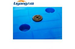 China Light Duty Rackable Plastic Pallets CE HDPE Pallet 1300 X 1100 supplier