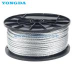 Galvanized Steel Wire Rope 18mm  For Highway Guardrail for sale