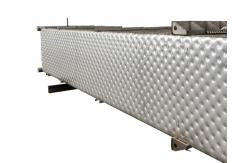 China TA2 Double Embossed Heat Exchanger Plates For Condensation supplier