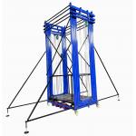 2-12m 500kg Electric Mobile Scaffolding Foldable Portable Remote Control Lifting Platform For Work for sale
