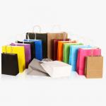 OEM ODM Collapsible Compostable Kraft Paper Bags for sale