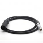 External Red Camera Monitor Cable , XLR 4 Pin To 6pin Power Cable for sale