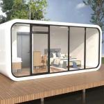 Modern 20FT Portable Apple Cottage Outdoor Mobile Prefabricated Apple Cabin House With Kitchen for sale