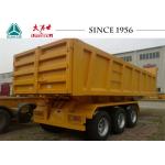 27 CBM 3 Axles Dump Semi Trailer 40 Tons For Kenya For Container Transport for sale