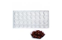 China DIY Custom Chocolate Molds Handmade 3D Round Shape Chocolate Mould supplier
