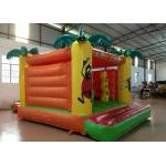 PVC Tarpaulin Customized Insect Coconut Tree Theme Castle Kids Inflatable Bounce Jumping house