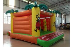 China PVC Tarpaulin Customized Insect Coconut Tree Theme Castle Kids Inflatable Bounce Jumping house supplier