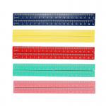 Custom Printing ABS Magnetic Ruler For Whiteboard Clear Numbers Accurate Scales