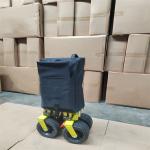 Multipurpose Folding Beach Wagon Push Pull Folding Wagon With Four Wheel 60KGS