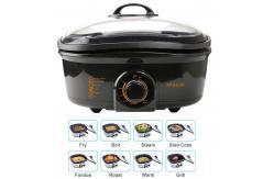 China Multifunctional 8 In One Multi Cooker PP Shell Base Adjustable Temperature supplier