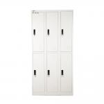 Metal 6 Door Employee Lockers for Office Gym Staff for sale