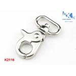 Purse Metal Swivel Snap Hook , High Polished Swivel Clips For Handbags
