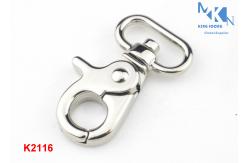 China Purse Metal Swivel Snap Hook , High Polished Swivel Clips For Handbags supplier