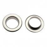 Washable Silver Color Metal Grommet Eyelet Rivets