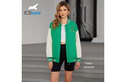 China Trend Alert Air Layer Unisex Baseball Jacket For Spring Fall supplier