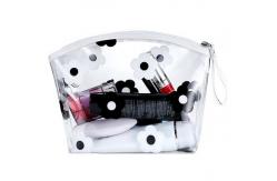 China Recyclable PVC Resealable Packaging Bags With Zipper Beauty Cosmetic Storage supplier
