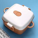 21*17.8*8.5cm Kids Plastic Bento Boxes With Vent