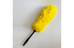 China Durable Flexible Telescoping Handle Soft Scalable Microfiber Cleaning Cleaner Handle Feather Static Duster supplier