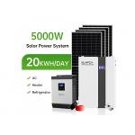 VDE Certified Hybrid Solar System Kit With MPPT Controller And Lead Acid Battery Type for sale