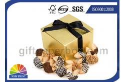 China Cookie / Chocolate Paper Gift Box Customized Gift Wrapping Boxes With Art Paper supplier