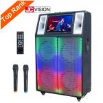 JCVISION ABS Plastic Outdoor Bluetooth Trolley Speaker Wifi With Touch Screen Display for sale