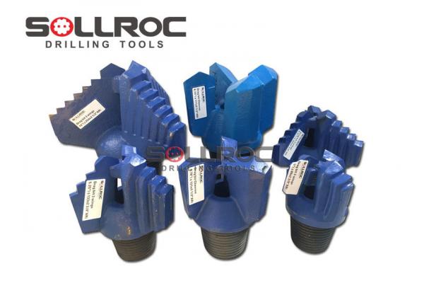 Step Drag Drill Bits Chevron Drag Bits With Tungsten Carbides
