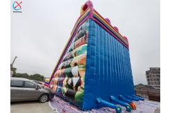 China Factory Inflatable Lilo & Stitch Slide Castle Inflatable Double Dry Slides supplier