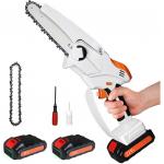 10 Inch Brushless Motor Cordless Portable Chain Saw Machine For Wood Cutting for sale
