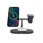 OEM Holder Wireless Charging Multi-Function For Iphone Earphone Watch Black and white for sale