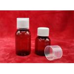 Medical Package Pharmaceutical PET Bottles 69mm Height Brown / Transparent Color for sale