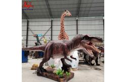 China Jurassic Park Realistic Dinosaurs Theme Park Tyrannosaurus Model For Exhibition supplier