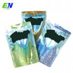 China Child Resistant Zipper Holographic Mylar Bag With Digital Full Color Printing for sale