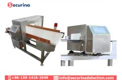 China Dual Signal Display Industrial Metal Detector Belt Conveyor Detect All Metals supplier