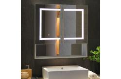 China Smart Mirror with Bluetooth and LED Lighted Rectangle Medicine Cabinet supplier