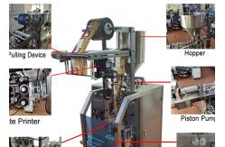China Commodity Liquid Pouch Packing Machine ISO9001 VFFS Lotion Filling supplier