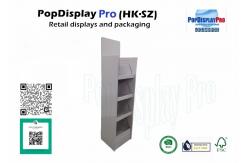 China Freely Standing Pouched Snacks Visual Merchandising Print Retail Shipper Display in Stores supplier