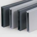 Extruded Box Aluminum Baffle Ceiling PVDF Coating 0.8mm-3mm for sale