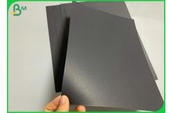 China Recyclable Black Cardboard Roll For Name Card Smooth  Printing 300g 350g supplier